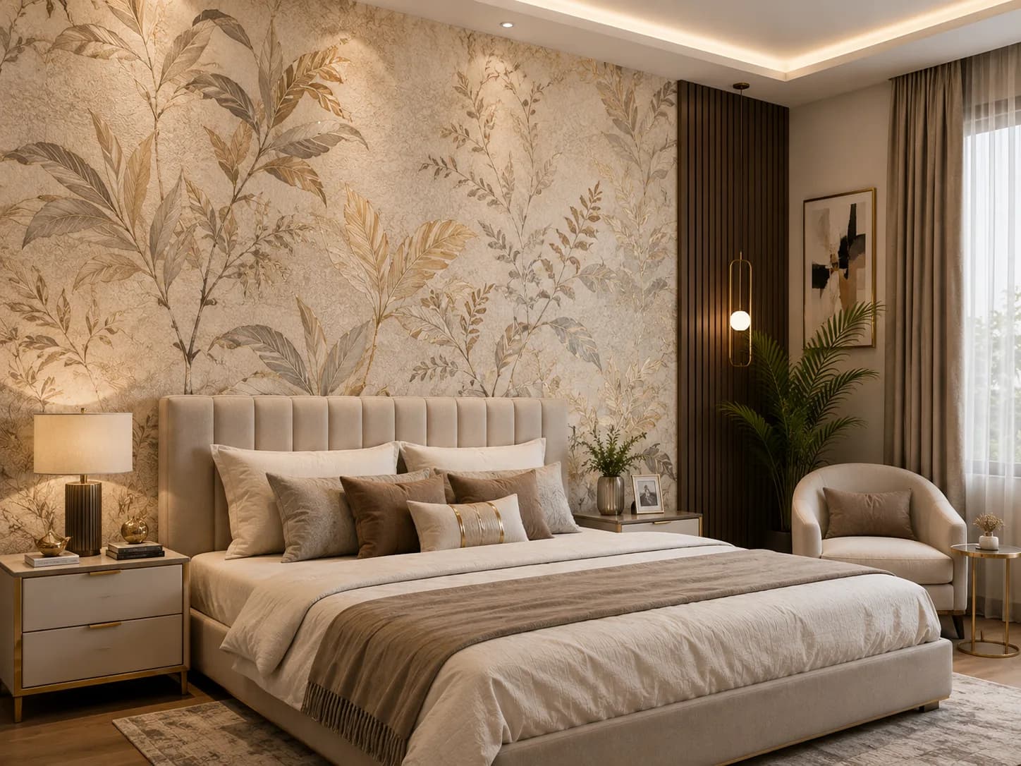 Wallpaper & Textured Finishes